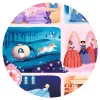 Djeco Mese puzzle Hamupipőke 54 db-os - Cinderella