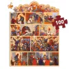 Djeco Mese puzzle Artúr király 100 db-os - The King Arthur