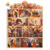 Djeco Mese puzzle Artúr király 100 db-os - The King Arthur