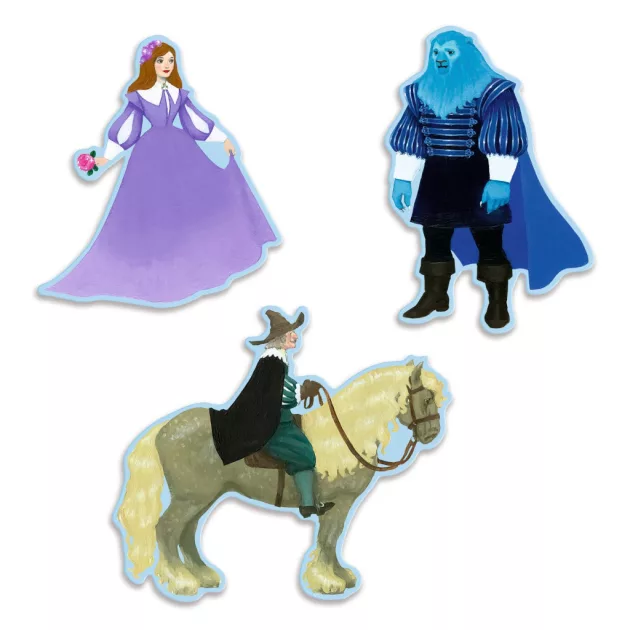 Djeco Mese puzzle A szépség és a szörnyeteg 100 db-os - Beauty and the Beast