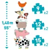 Djeco Óriás puzzle - Honoré & friends