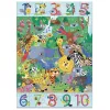 Djeco Megfigyeltető puzzle Dzsungelben 1-10-ig 54 db-os - 1 to 10 Jungle