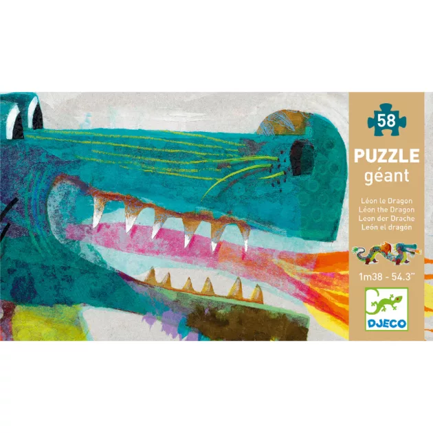 Djeco Óriás puzzle, Leon a sárkány