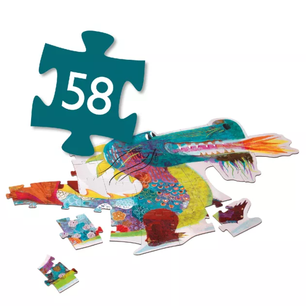 Djeco Óriás puzzle, Leon a sárkány