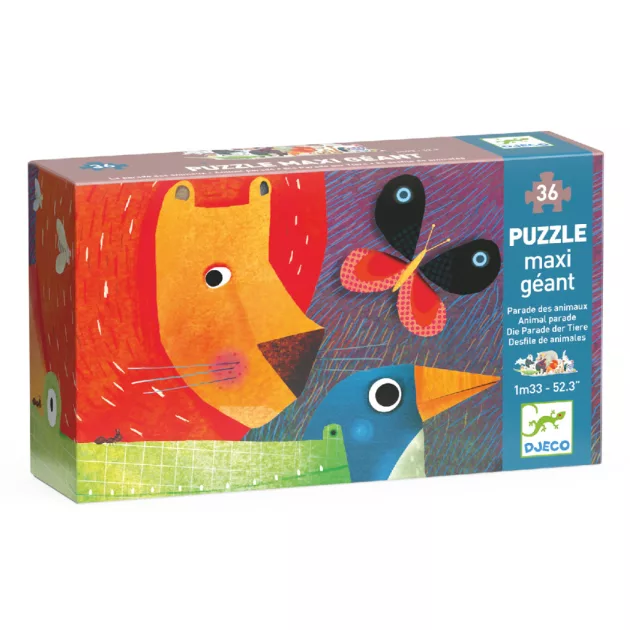 Djeco Óriás puzzle, Állati parádé, 36 db