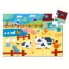 Djeco Formadobozos puzzle - Bocik és tehenek
