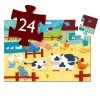 Djeco Formadobozos puzzle - Bocik és tehenek