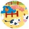 Djeco Formadobozos puzzle - Bocik és tehenek