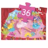 Djeco Formadobozos puzzle - Balerina virággal 