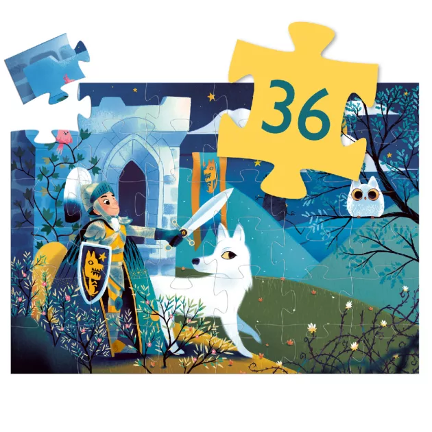 Djeco Formadobozos puzzle - Telihold lovagja