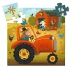 Djeco Formadobozos puzzle Traktor 16 db-os - The tractor