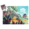 Djeco Formadobozos puzzle Teo a kis dínó 24 db-os - Teo the dino