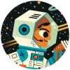 Djeco Formadobozos puzzle Űrállomás 54 db-os - Space station