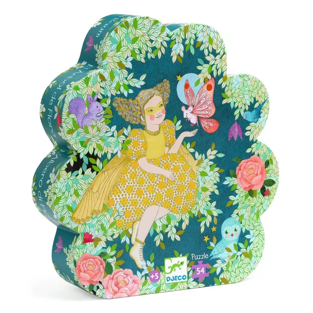 Djeco Formadobozos puzzle Flóra álomfája 54 db-os - Flora's Tree