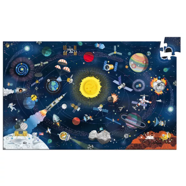 Djeco Megfigyeltető puzzle - A világűr, 200 db