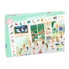 Djeco Megfigyeltető puzzle Balett iskola 100 db-os - The dance school
