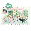 Djeco Megfigyeltető puzzle Balett iskola 100 db-os - The dance school