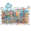 Djeco Megfigyeltető puzzle A város 200 db-os - The city