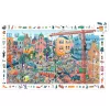 Djeco Megfigyeltető puzzle A város 200 db-os - The city