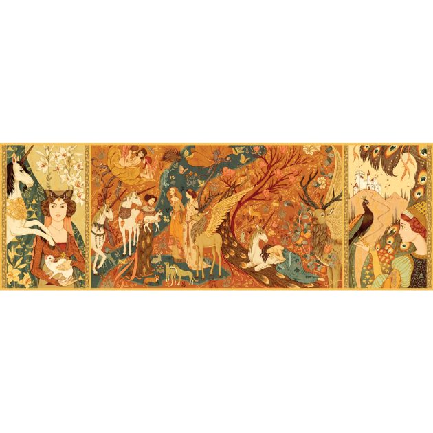 Djeco Művész puzzle, Egyszarvú és a hölgy, 500 db