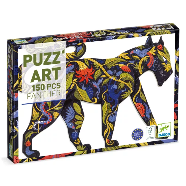 Djeco Művész puzzle, Fekete párduc, 150 db