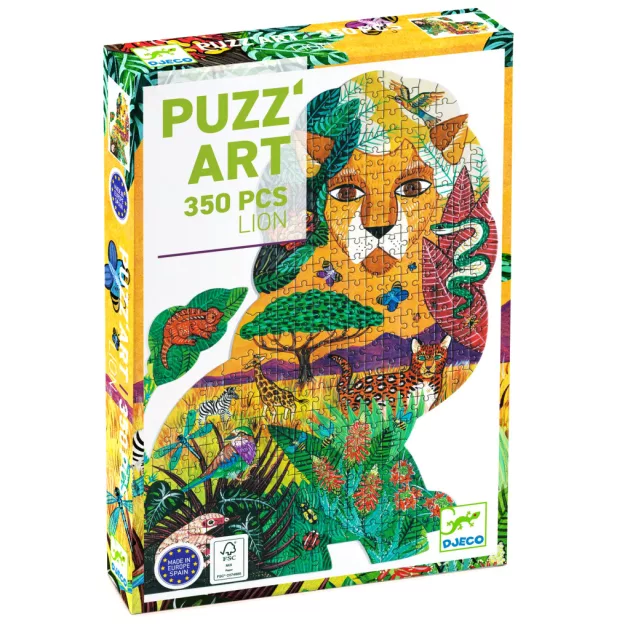 Djeco Művész puzzle Oroszlán 350 db-os - Lion