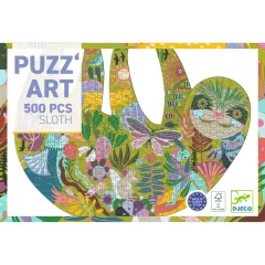 Djeco Művész puzzle Lajhár 500 db-os - The sloth