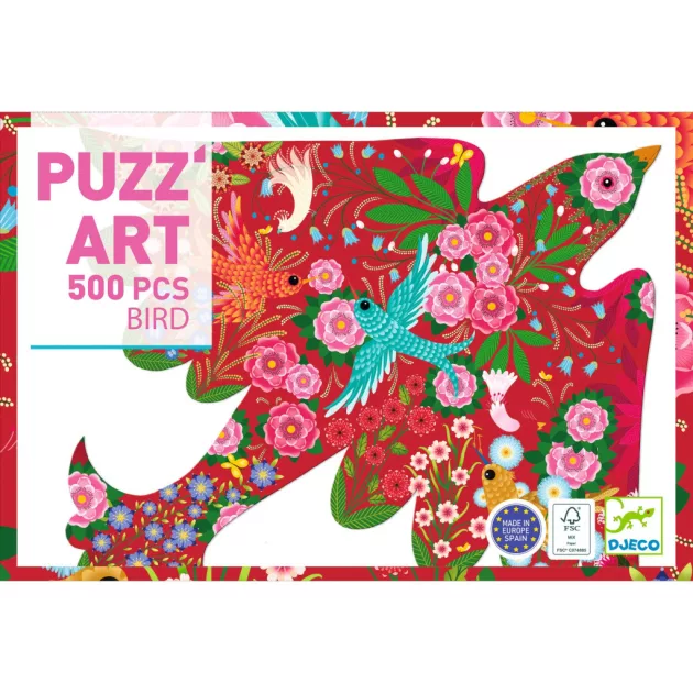 Djeco Művész puzzle Madár 500 db-os - Bird