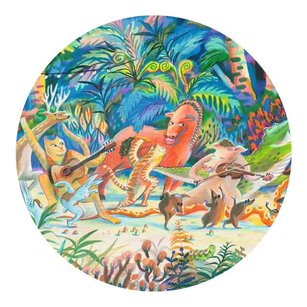 Djeco Művész puzzle Erdei zenekar 200 db-os - Woods music Band