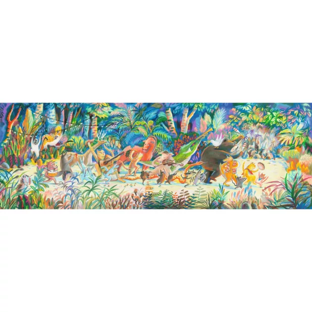Djeco Művész puzzle Erdei zenekar 200 db-os - Woods music Band