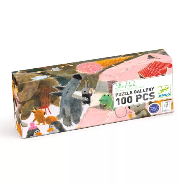 Djeco Művész puzzle A ligeti mulatság 100 db-os - The park