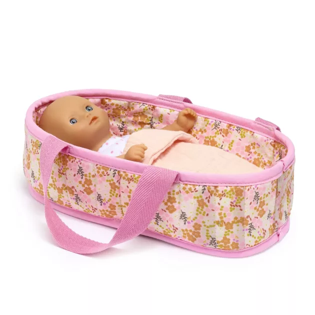 Djeco Játékbaba Mini 20 cm - Barbara mózeskosárral