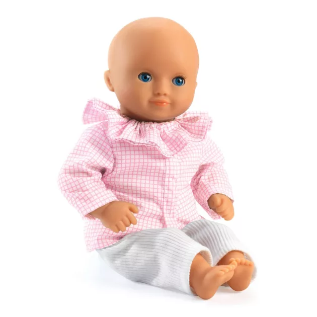 Djeco Pomea Játékbaba Alba sötétkék szemű 32 cm - Alba dark blue eyes