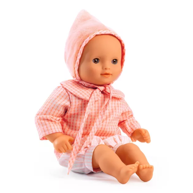 Djeco Pomea Játékbaba Róza barna szemű 32 cm - Rose brown eyes