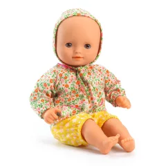   Djeco Pomea Játékbaba Flóra barna szemű 32 cm - Flora brown eyes