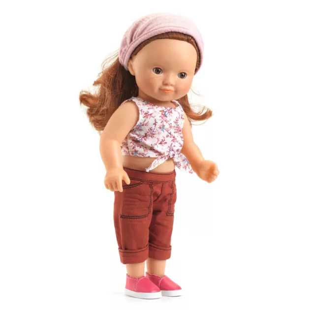 Djeco Pomea Játékbaba kiegészítő babaruha Bordó - Outfit Burgundy