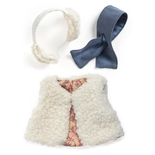 Djeco Játékbaba kiegészítő babaruha Bundás - Outfit Moumoute