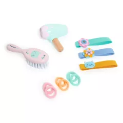   Djeco Pomea Játékbaba kiegészítő szépítkezés Baba fodrászkészlet - Hairdressing set