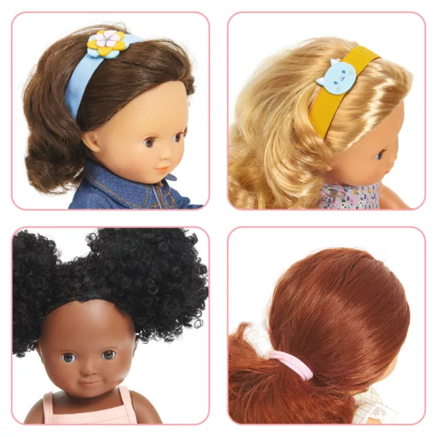 Djeco Pomea Játékbaba kiegészítő szépítkezés Baba fodrászkészlet - Hairdressing set