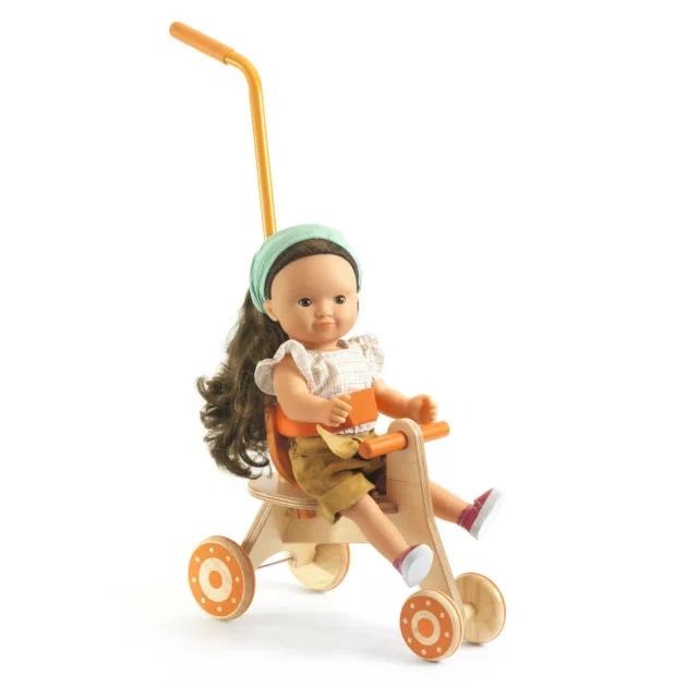 Djeco Játékbaba kiegészítő Baba tricikli - Tricycle