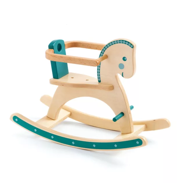 Djeco Pomea Játékbaba kiegészítő, bababútor Baba hintalova - Rocking horse