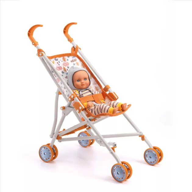 Djeco Babakocsi Erdő mintás 54 cm - Stoller Forest