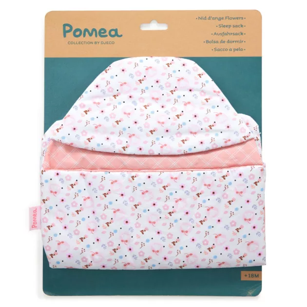 Djeco Pomea Babahálózsák Virágos - Sleep sack Flowers