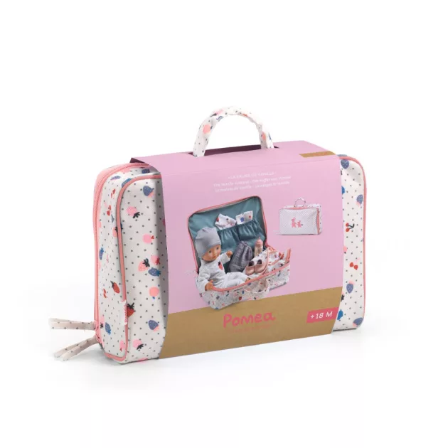 Djeco Játékbaba kiegészítőkkel Vani bőröndje - Vanille's suitcase