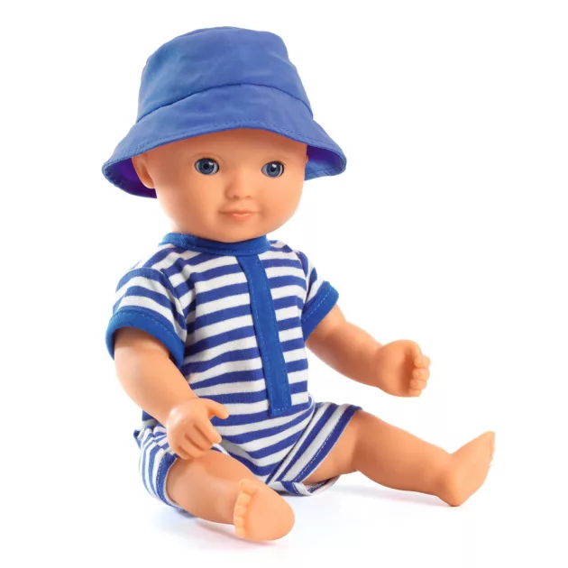 Djeco Játékbaba, fürdethető, Oliva, 32 cm
