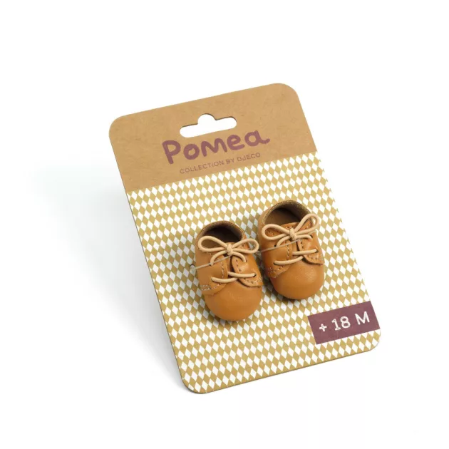 Djeco Pomea Játékbaba cipő Barna cipőcske - Brown shoes
