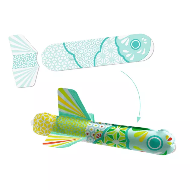 Djeco Design by Csináld magad! Repülő ponty - Koinobori