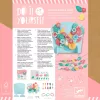 Djeco Design by Csináld magad! Papírékszer hímzett vírágokból - Flora