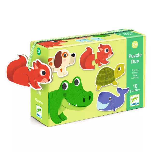 Djeco Párosító puzzle Állatos - Animals