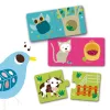 Djeco Párosító puzzle Ki hol lakik - Habitat